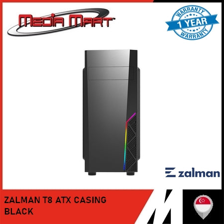 ZALMAN T8 ATX CASING BLACK