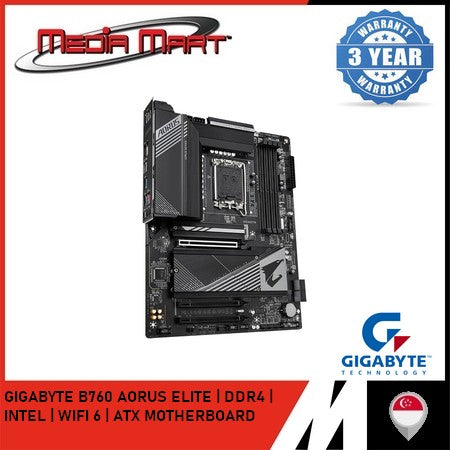 GIGABYTE B760 AORUS ELITE DDR4 LGA1700 ATX MOTHERBOARD