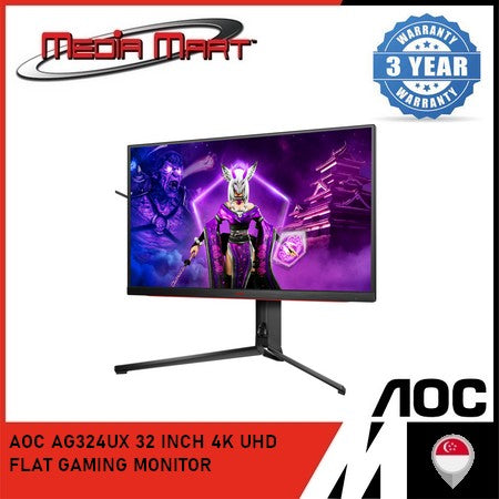 AOC AG324UX 32 INCH 4K UHD FLAT GAMING MONITOR