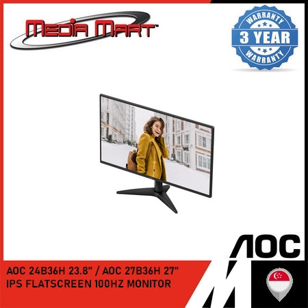 AOC 24B36H FLATSCREEN FHHD 1100HZ MONITOR