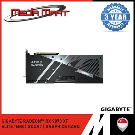 GIGABYTE AORUS RADEON⢠RX 9070 XT ELITE 16G GRAPHICS CARD