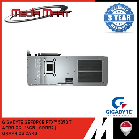 GIGABYTE GEFORCE RTX™ 5070 TT AERO OC 16G GRAPHICS CARD