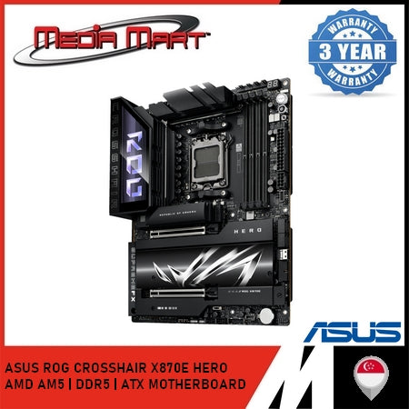 ASUS ROG CROSSHAIR X870E HERO ATX MOTHERBOARD