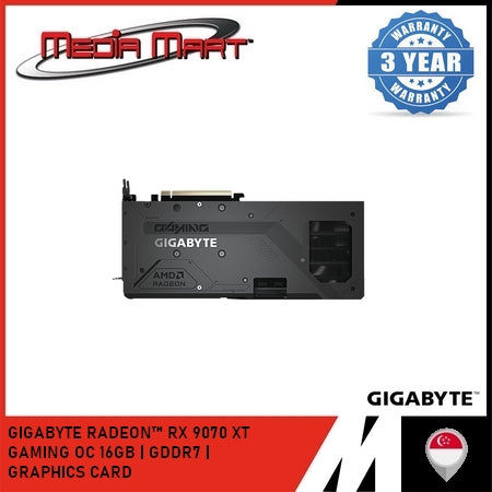GIGABYTE RADEON⢠RX 9070 XT GAMING OC 16G GRAPHICS CARD