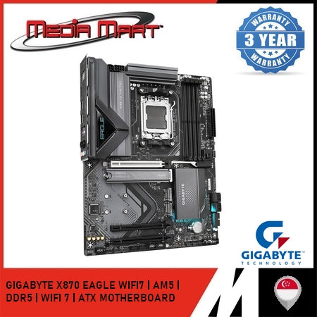 GIGABYTE X870 EAGLE WIFI7 DDR5 AMD AM5 ATX MOTHERBOARD