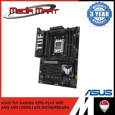 ASUS TUF GAMING X870-PLUS WIFI AMD AM5 | DDR5 | ATX MOTHERBOARD