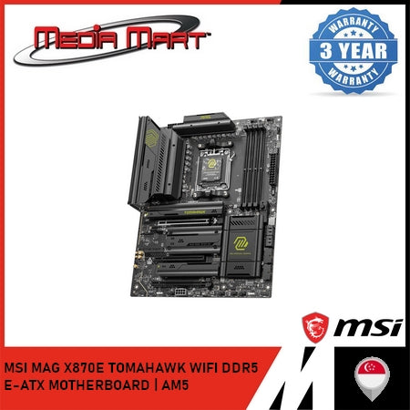 MSI MAG X870E TOMAHAWK WIFI DDR5 E-ATX MOTHERBOARD | AM5