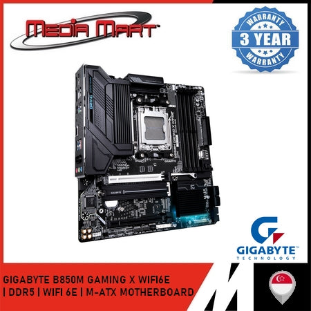 GIGABYTE B850M GAMING X WIFI6E AM5 DDR5 M-ATX MOTHERBOARD