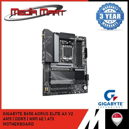 GIGABYTE B650 AORUS ELITE AX V2 AM5 DDR5 ATX MOTHERBOARD
