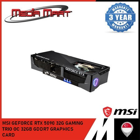 MSI GEFORCE RTX 5090 32G GAMING TRIO OC 32GB GDDR7 GRAPHICS CARD