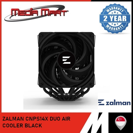 ZALMAN CNPS14X DUO AIR COOLER BLACK