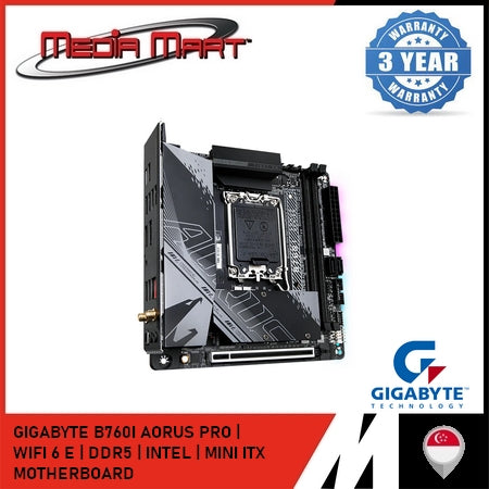 GIGABYTE B760I AORUS PRO LGA1700 DDR5 MINI-ITX MOTHERBOARD