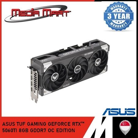 ASUS TUF GAMING GEFORCE RTX 5060Ti 8GB GDDR7 OC EDITION GRAPHIC CARD