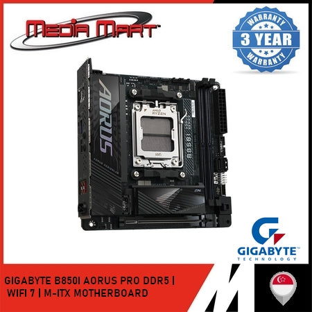 GIGABYTE B850I AORUS PRO AM5 DDR5 MINI-ITX MOTHERBOARD