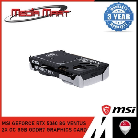 MSI GEFORCE RTX 5060 8G VENTUS 2X OC 8GB GDDR7 GRAPHICS CARD