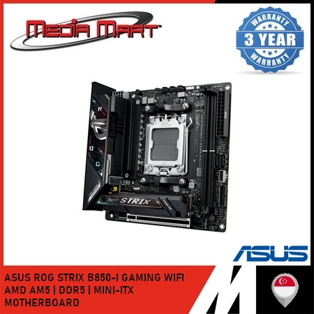 ASUS ROG STRIX B850-I GAMING WIFI AMD AM5 | DDR5 | ATX MOTHERBOARD