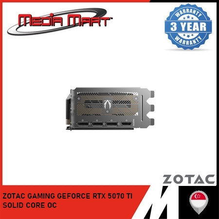 ZOTAC GAMING RTX 5070 Ti SOLID OC 16GB GRAPHIC CARD