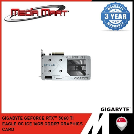 GIGABYTE GEFORCE RTX™ 5060 TI EAGLE | ICE | OC 16GB