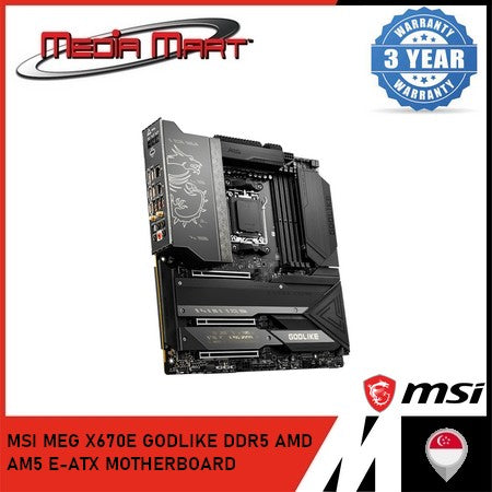 MSI MEG X670E GODLIKE DDR5 AMD AM5 E-ATX MOTHERBOARD