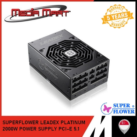 SUPERFLOWER LEADEX PLATINUM 2000W POWER SUPPLY PCI-E 5.1