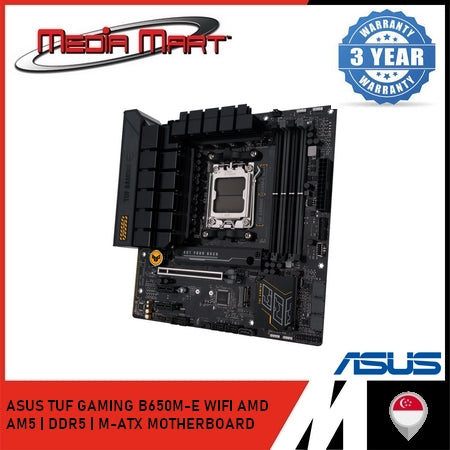 ASUS TUF GAMING B650M-E WIFI AMD AM5 | DDR5 | M-ATX MOTHERBOARD