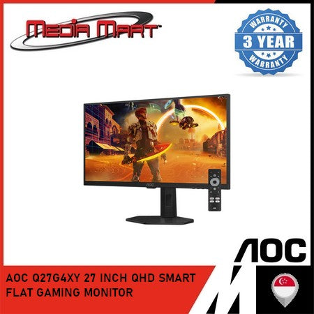 AOC Q27G4XY 27 INCH QHD SMART FLAT GAMING MONITOR