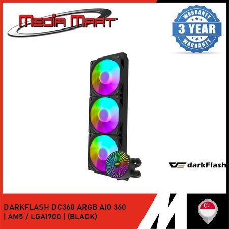 DARKFLASH DC360 ARGB AIO 360 BLACK (AM5/LGA1700)