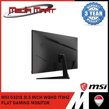 MSI G321Q 31.5 INCH WQHD 170HZ FLAT GAMING MONITOR