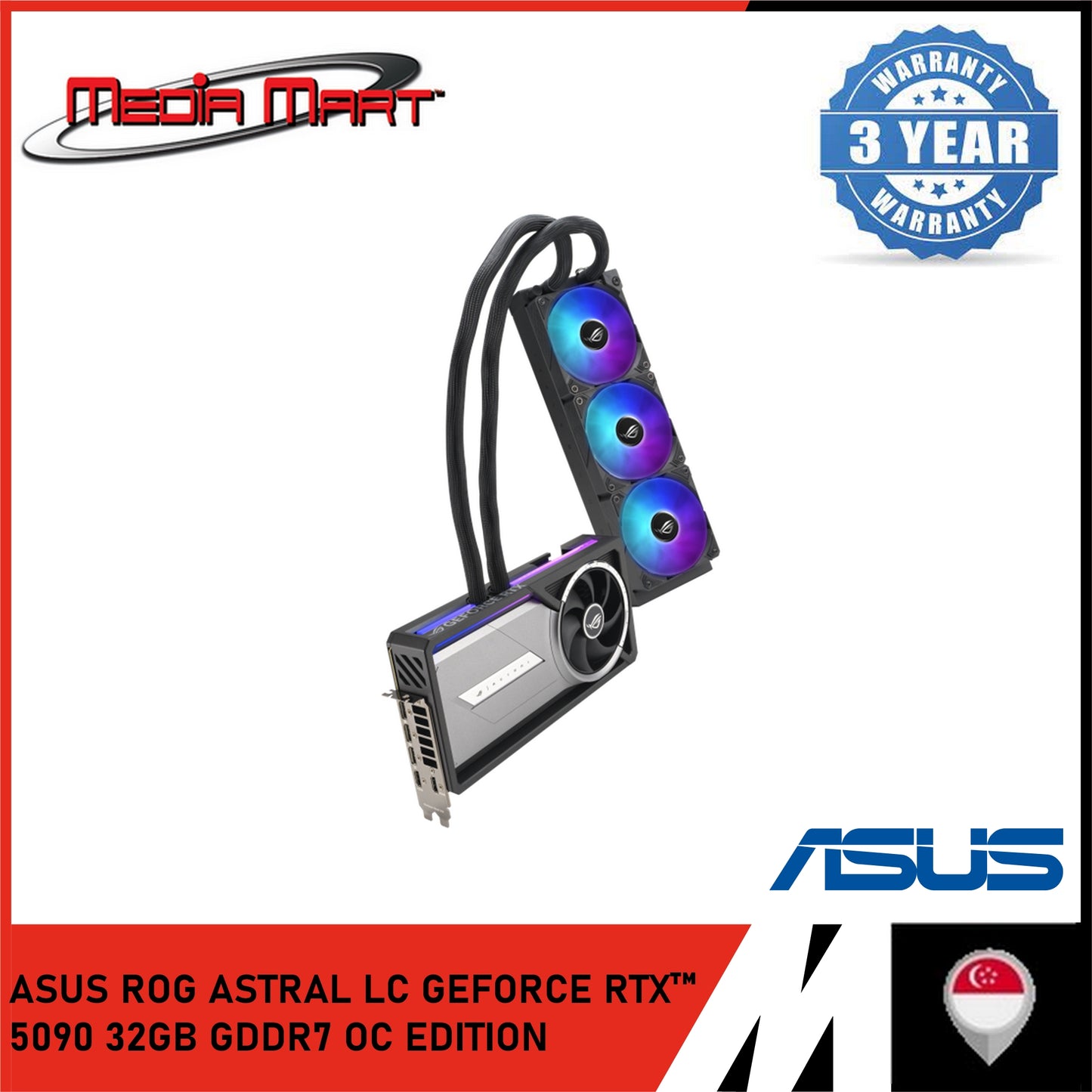 ASUS ROG ASTRAL LC GEFORCE RTX 5090 32GB GDDR7 OC EDITION GRAPHIC CARD