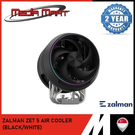 ZALMAN ZET 5 AIR COOLER (BLACK/WHITE)