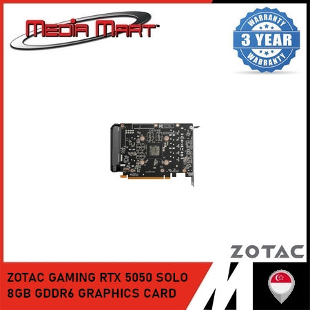 ZOTAC GAMING RTX 5050 SOLO 8GB GDDR6 GRAPHICS CARD
