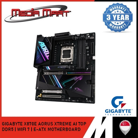 GIGABYTE X870E AORUS XTREME AI TOP AM5 DDR5 E-ATX MOTHERBOARD