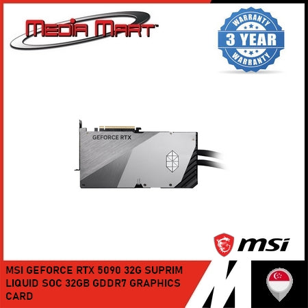 MSI GEFORCE RTX 5090 32G SUPRIM LIQUID SOC 32GB GDDR7 GRAPHICS CARD