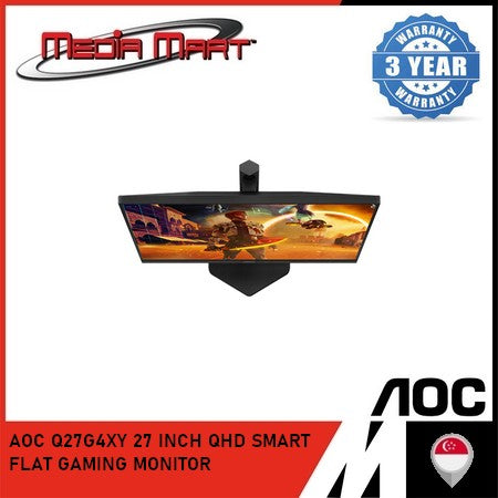 AOC Q27G4XY 27 INCH QHD SMART FLAT GAMING MONITOR
