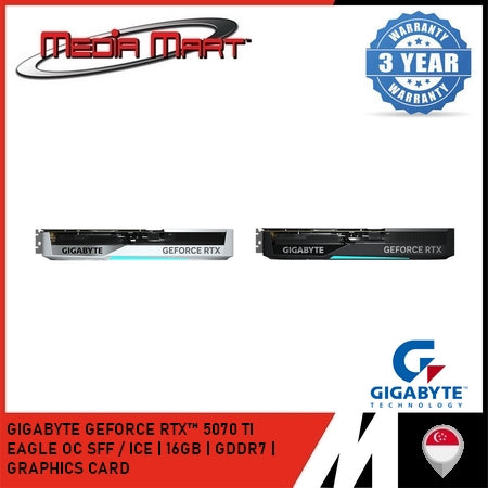 GIGABYTE GEFORCE RTX™ 5070 TI EAGLE | ICE |  OC SFF 16G GRAPHICS CARD