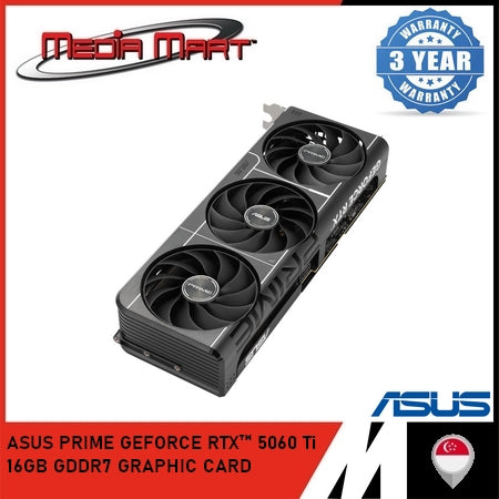 ASUS PRIME GEFORCE RTX 5060Ti 16GB GDDR7 GRAPHIC CARD