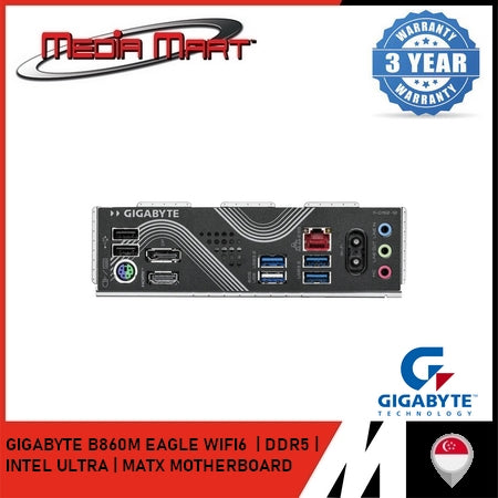 GIGABYTE B860M EAGLE WIFI6 LGA 1851 DDR5 M-ATX MOTHERBOARD