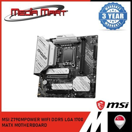 MSI Z790M POWER WIFI DDR5 LGA 1700 M-ATX MOTHERBOARD