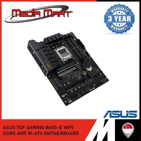 ASUS TUF GAMING B650-E WIFI | AMD AM5 | ATX MOTHERBOARD