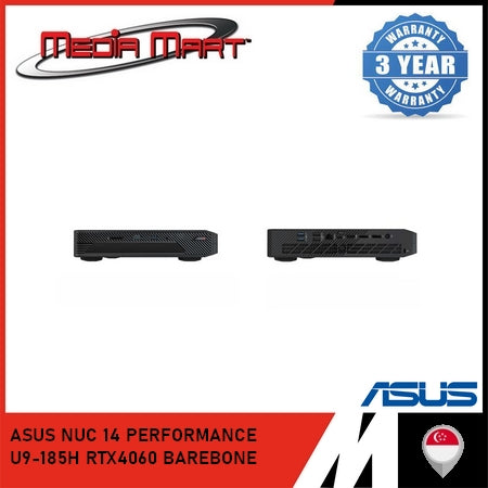 ASUS NUC 14 PERFORMANCE | ULTRA 9 | RTX 4060 | BAREBONE