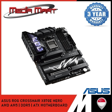 ASUS ROG CROSSHAIR X870E HERO ATX MOTHERBOARD