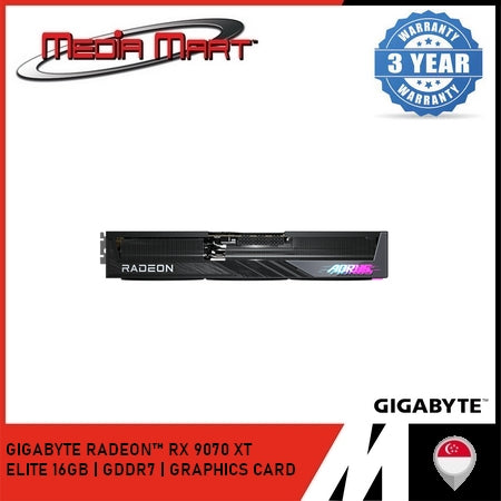 GIGABYTE AORUS RADEON⢠RX 9070 XT ELITE 16G GRAPHICS CARD