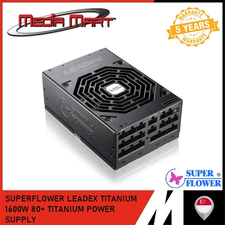 SUPERFLOWER LEADEX TITANIUM 1600W POWER SUPPLY