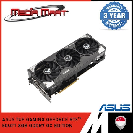 ASUS TUF GAMING GEFORCE RTX 5060Ti 8GB GDDR7 OC EDITION GRAPHIC CARD