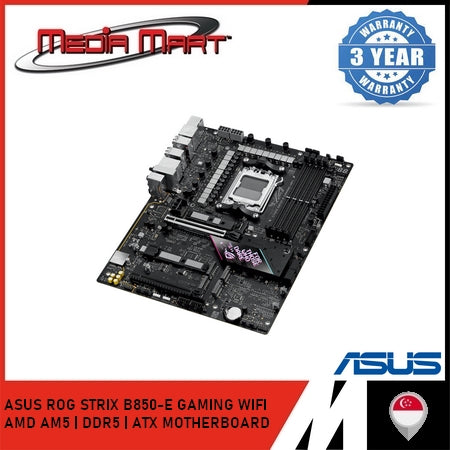 ASUS ROG STRIX B850-E GAMING WIFI AMD AM5 | DDR5 | ATX MOTHERBOARD