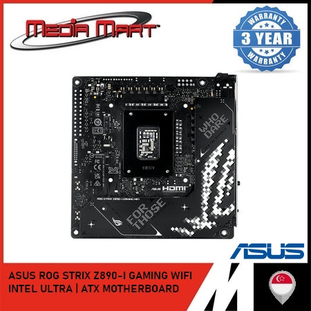 ASUS ROG STRIX Z890-I GAMING WIFI INTEL ULTRA ITX MOTHERBOARD