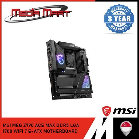MSI MEG Z790 ACE MAX DDR5 LGA 1700 WIFI 7 E-ATX MOTHERBOARD