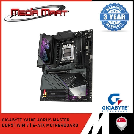 GIGABYTE X870E AORUS MASTER WIFI AMD AM5 ATX MOTHERBOARD