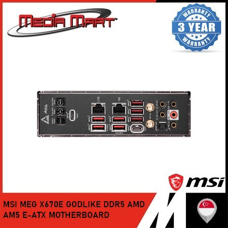 MSI MEG X670E GODLIKE DDR5 AMD AM5 E-ATX MOTHERBOARD