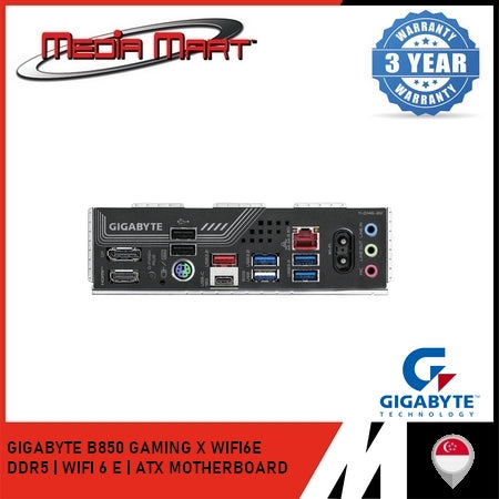 GIGABYTE B850 GAMING X WIFI6E AM5 DDR5 ATX MOTHERBOARD